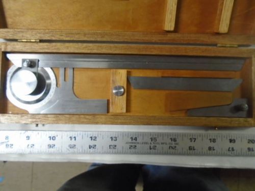 MACHINIST TOOL LATHE MILL Machinist Brown &amp; Sharpe Protractor Gage &gt;