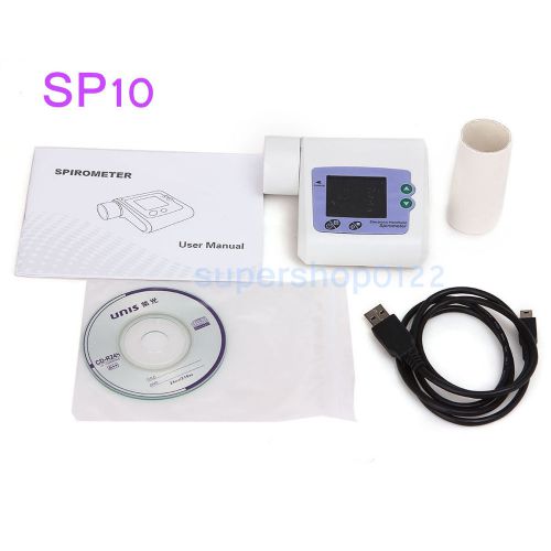CONTEC SP10 Digital Spirometer Lung Breathing Diagnostic Spirometry Volumetric