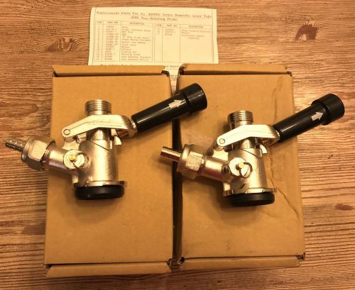 New 2 perlick american sankey keg coupler beer tap type d system nib domestic for sale
