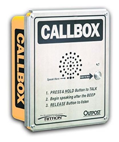 Ritron RQX-456-XT UHF Callbox, Outdoor enclosure, 1 channel, 1 or 2 watt, narrow