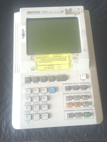 Agilent-Keysight 3560A Dynamic Signal Analyzer