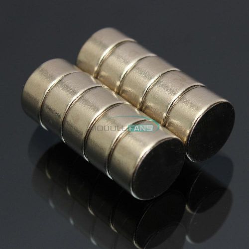 10PCS 10 x 5mm Strong Round Cylinder Rare Earth Neodymium Magnets Magnet N52 MF