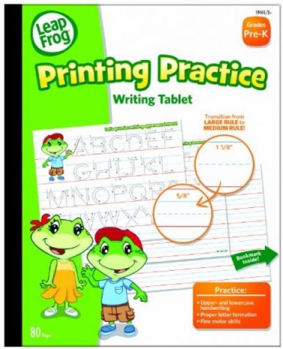 LeapFrog Printing Practice Writing Tablet With Ruled Guidelines For Grades 80