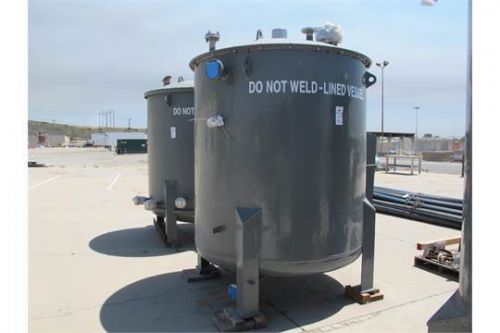 1000 gallon sulfuric acid storage tank, elevated, cylindrical, siemens for sale