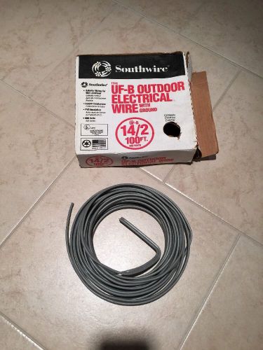 Southwire 14/2 w/ Ground UF-B Outdoor Electrical 45 ft Wire Remaining