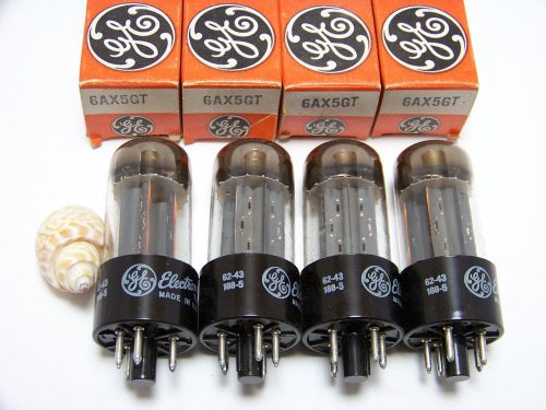 1 MINT GE 6AX5GT 6AX5 Vintage Ham Radio Replacement Vacuum OEM Tube Part NOS NIB