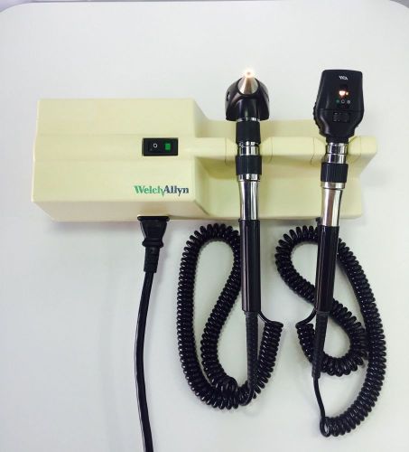WELCH ALLYN 767 TRANSFORMER- OTOSCOPE &amp; OPHTHALMOSCOPE w/Heads (Good Condition)