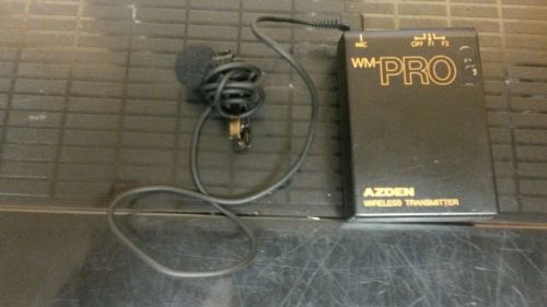 AZDEN: WM-PRO Wireless Transmitter with Clip-On Microphone TESTED!!!!
