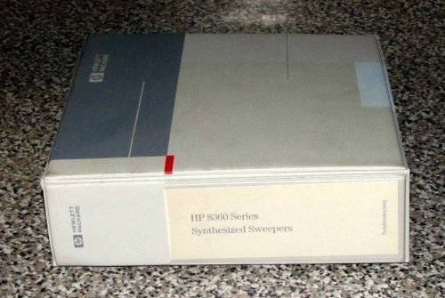 HP 8360 Series Synthesized Sweepers Troubleshoot Manual