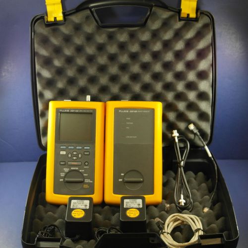 Fluke DSP-100 LAN CableMeter and DSP-SR Smart Remote, Very Good! Extras