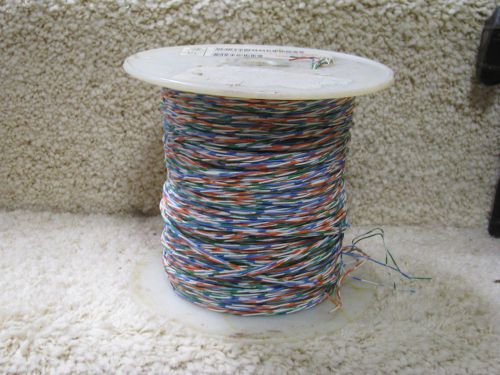At&amp;t approx 500 ft roll of 3 pr 24 awg cross connect wire  (03) for sale