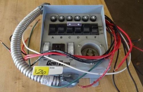 Gentran model 30216 transfer switch - 30 amp generator emergency backup for sale