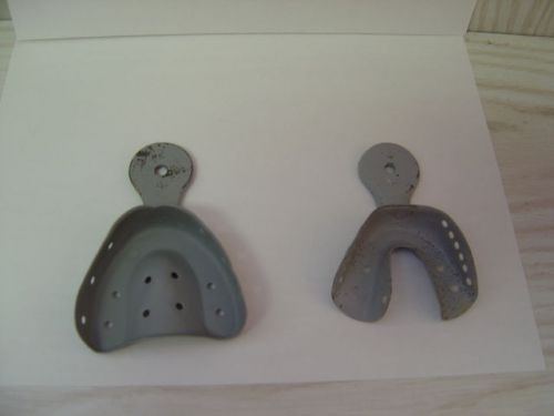~ metal impression trays ~ lot of 25 for sale