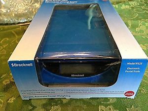 Brecknell ps25 25lb electronic postal shipping scale, 8 x 6 platform, blue for sale
