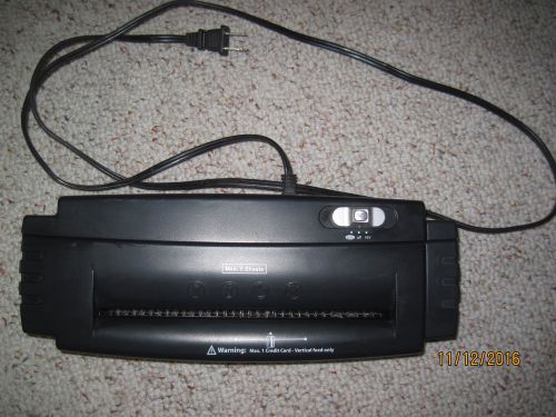 6-Sheet Paper Shredder (Model WM6S) WORKS