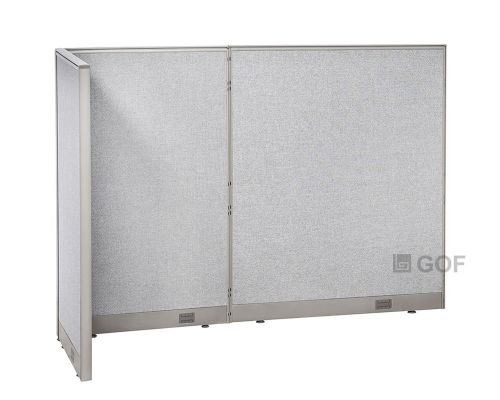 GOF L-Shaped Freestanding Partition 30Dx84Wx60H /Office, Room Divider 2.5&#039;x7&#039;