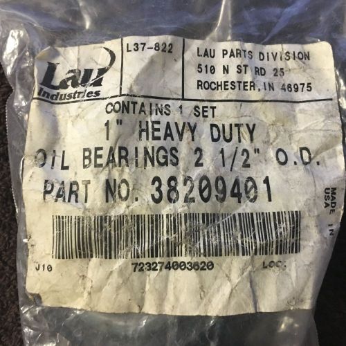 NEW OLD STOCK  Lau 38209401 1&#034; Oil Bearing 2 1/2&#034; O.D