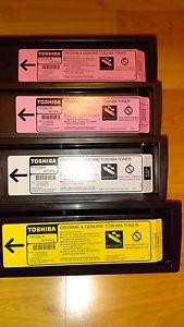 GENUINE TOSHIBA TONER 02 T-FC35M , 01 T-FC35K , 01 T-FC35-Y