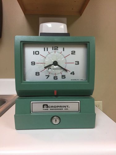 Acroprint time recorder