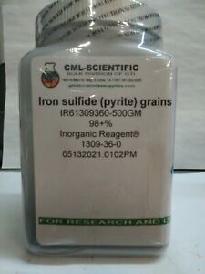 Iron sulfide (pyrite) grains, 98+%, Inorganic Reagent® 500g