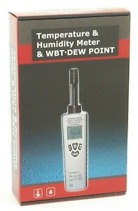 CEM DT-321S Digital Humidity Temperature Dewpoint Wet Bulb Meter Moisture Tester