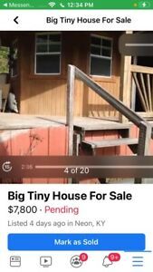 Beautiful tiny home with kitchenette &amp; full sized bathroom 