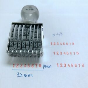 Coding Stamp 8-Band Manual Machine Gray Seal Digital date Runner Number