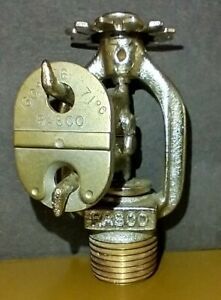 1976 Reliable &#034;RASCO&#034; Model D Chrome 160° 1/2&#034; Pendant Fire Sprinkler Head