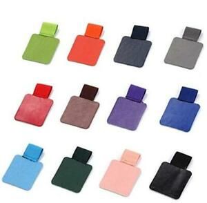 Pen Loop Holder Set, 12 Pack Self-Adhesive Pencil Holder Elastic 12 Colors