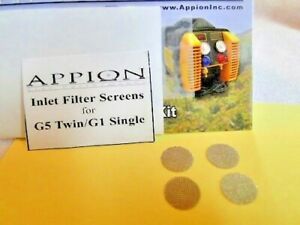 Appion, G5 Twin, GS1 Single, Parts, Inlet Filter Screens Set of 4,  Part# AY0171