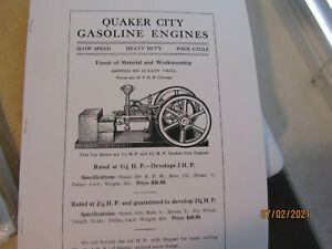Quacker City  A.W. Straub Associated Gas Engine catalog