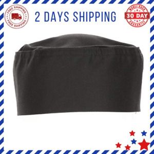 Unisex adult Cool Vent Chef Beanie apparel accessories Black One Size US