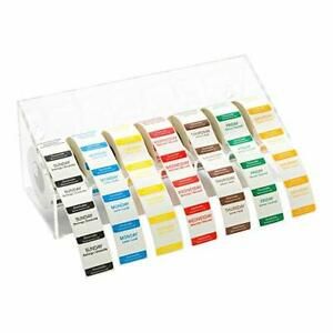 RW Smart 14.5 Inch x 3.5 Inch Label Dispenser 1 With Lids Sticker Dispenser -...