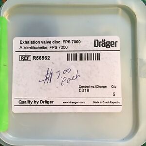 5x Drger FPS 7000 / Draeger FPS7000 Mask Exhalation Valve Disc - Available as 1
