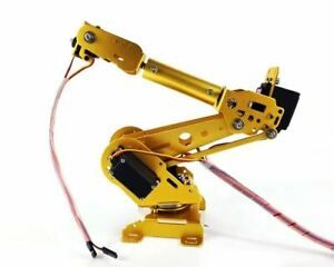 6DoF Robot Arm ABB Manipulator with 4pcs*MG996r+2pcs*MG90S+ESPduino Development