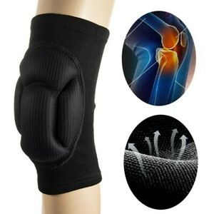 Work Safety Knee Pads 1 Pair Adjustable Black Breathable Leg Protectors