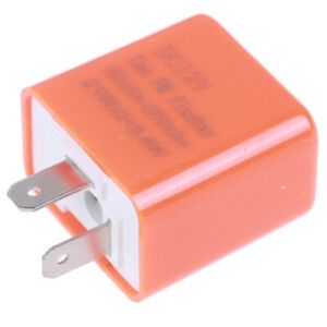 2-Pin Motorcycle Speed Adjustable LED Turn Signal Indicator Flasher Relay Um40