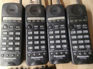 4 LOT PANASONIC KX-T7880 CORDLESS HANDSETS FOR PANASONIC KEY SYSTEMS WORKING