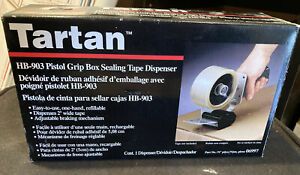 Tartan Pistol Grip Box Sealing Tape Dispenser Uses 2 Inch-Wide Tape (HB903) +