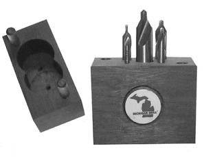 5 Piece #1 - #5 Combined Center Drill and Countersink Set, Import, MDX, A15