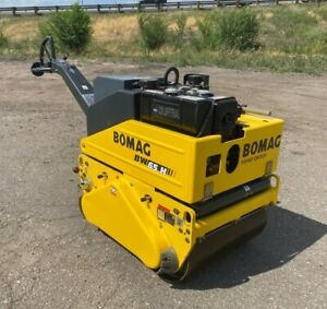 2017 Bomag BW 65 H Diesel Vibratory Double Drum Smooth Roller Compactor Tamper