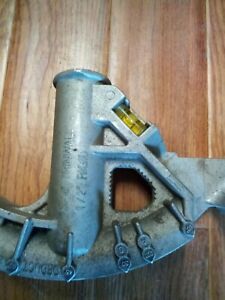 gardiner bender 931 electrical pipe bender 3/4 emt 1/2 rigid  has bubble levels 