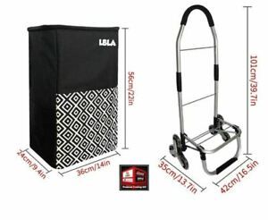 New, Shopping Cart for Groceries with Wheels Foldable,Travel Rolling Cooler Bag