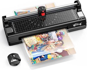 13 inches Laminator, Willing 4 in 1 Thermal Laminator, 2 Roller System, Includes