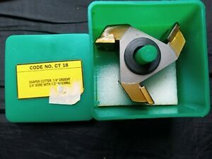 Shaper Cutter 1/4&#034; Groove 3/4&#034; Bore With 1/2&#034; Bushing Code No. CT 18
