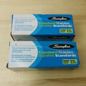 Swingline Standard Staples 5000 Staples 210 Per Strip Lot of 2