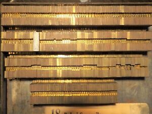 Ludlow Bodoni Campanile 18 Point Matrix, Attention Printers &amp; Crafters.