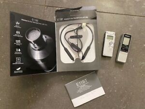 SoundMAGIC E11BT Wireless Headphones, Olympus WS-300M, Sony ICD-P620 recorders