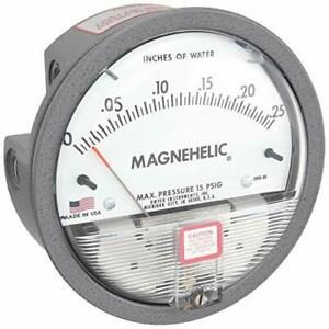 Dwyer - 6806202 2000-00 Magnehelic Differential Pressure Gauge 2000 0-0.25&#034; WC