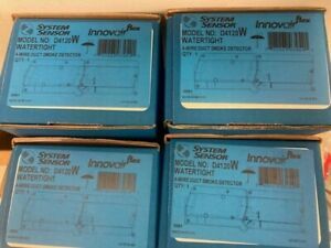 (5 Pack / Bulk) - NEW System Sensor D4120W Watertight 4-Wire Duct Smoke Detector